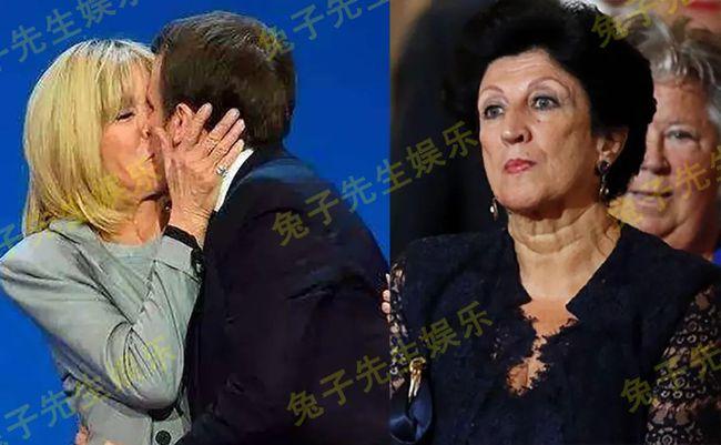 马克龙69岁母亲太心酸,看儿子抱布丽吉特孙子,表情又怜爱又无奈