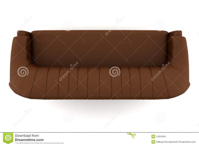 couch top view clipart