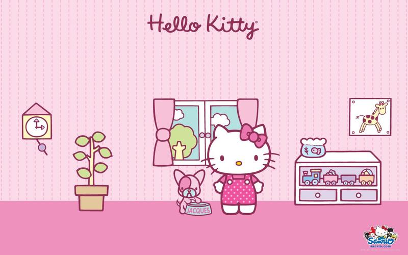 谁有这个kitty的壁纸 能给发一下吗