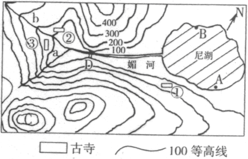 等高线地形图练习题答案