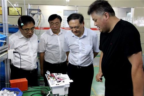 宁波市委副书记宋越舜奉化区委书记高浩孟一行莅临吉田雅格公司调研