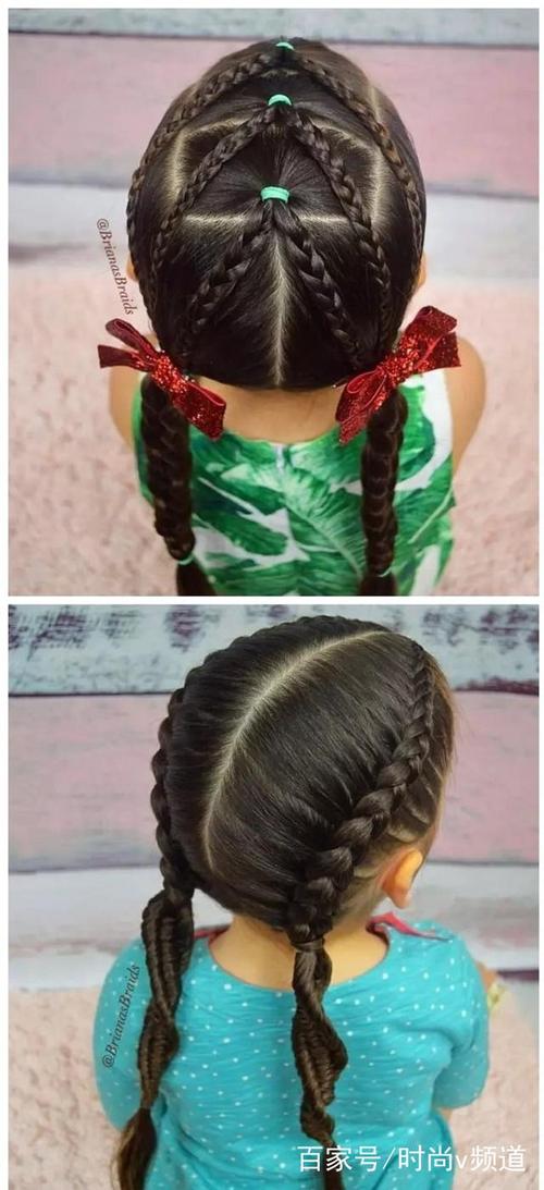 儿童编发简单好看视频