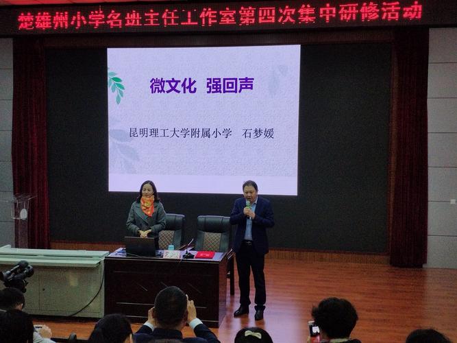 最后,我们认真聆听了昆明理工大附属小学副校长石梦媛老师