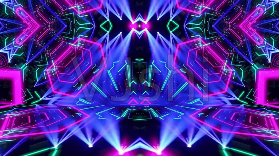 《花手摇》抖音热歌dj舞台背景