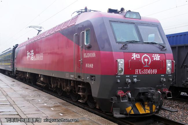 机车名称:和谐3d型电力机车 hxd3d 车    号:0169 生产