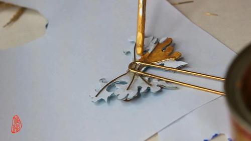 簪娘的进阶教程仿点翠制作方法一