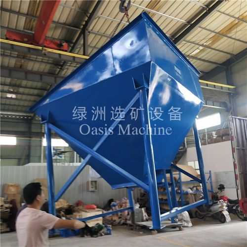 洗沙设备 沙石储料仓 矿料下料仓 建筑工地给料机 方形锥形料斗