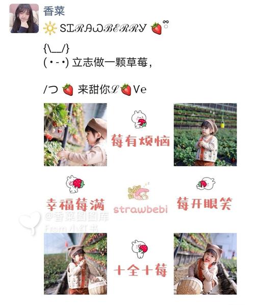带娃摘草莓|去摘草莓发的朋友圈九宫格文案_草莓_文案_九宫格_朋友圈