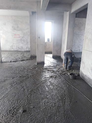 检查2#楼楼地面保温砂浆浇捣,干挂龙骨焊接施工,公共部位装修施工
