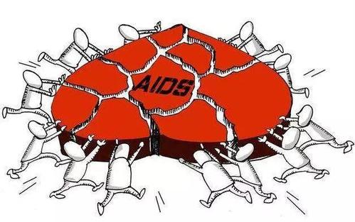 艾滋病是一种危害性极大的传染病,由感染艾滋病病毒(hiv病毒)引起.