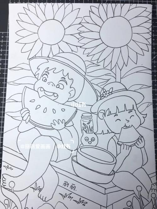 童年主题儿童画过程分解_儿童画_绘画_童年_东厂村攻略_夏天去哪玩
