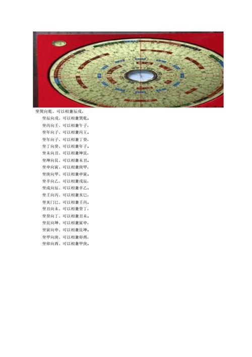 罗盘的定位口诀docx1页