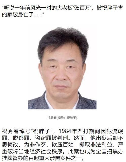 扫黑除恶|祝秀春黑社会性质组织案