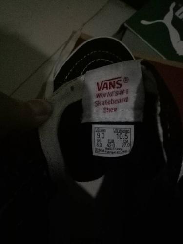 鉴定vans真假,鞋底钢印icc