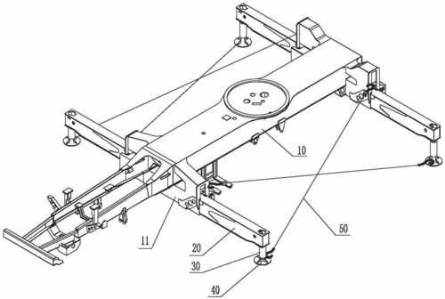 cn104310247b_支腿支撑结构及汽车起重机有效