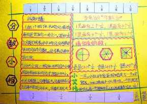 数学分数的了解手抄报 关于分数的手抄报