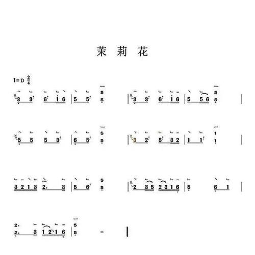雨筝堂|分享一些适合古筝初学者的乐曲练习谱,收藏保存!