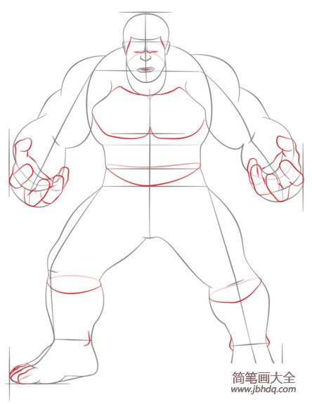 如何画绿巨人图文教程-betvictor可靠吗-简笔画大全