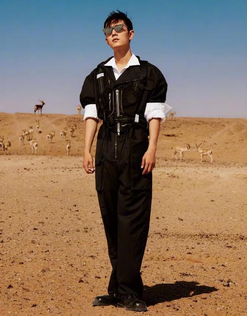 肖战"西部牛仔风"时尚封面拍摄