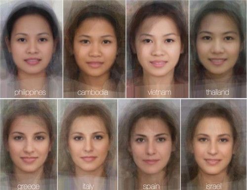 各国女士"平均样貌"比拼 中国女性脸大过韩日(图)