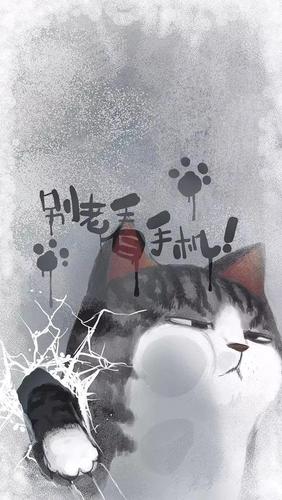 壁纸丨遇事冷静脸小三分