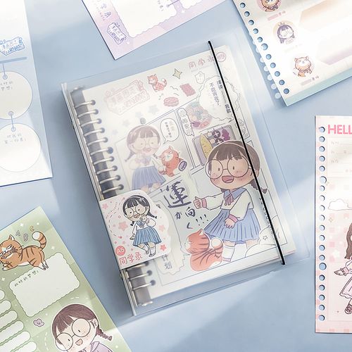 麻球卡通同学录活页可爱校友回忆录学生毕业纪念留言册q