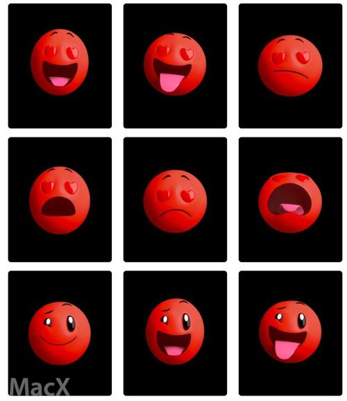 apple watch 上的153个动态 emoji 表情欣赏