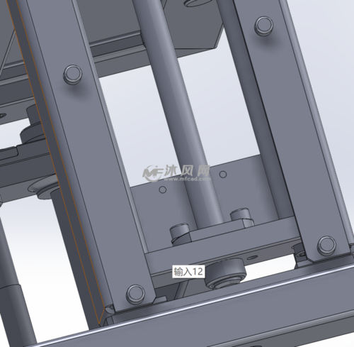 手动升降平台三维模型