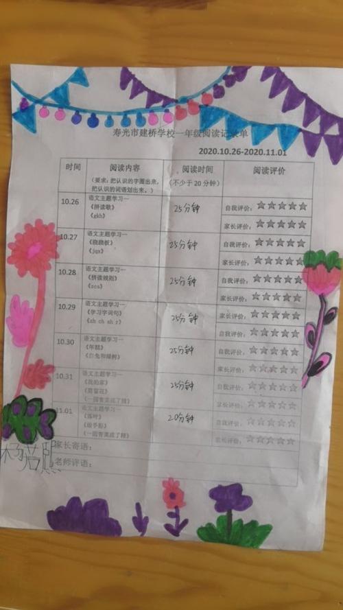 书香浸润心田,阅读伴我成长——建桥学校学院路校区一年级六班阅读