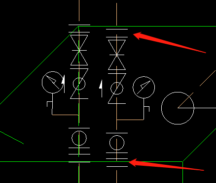 图中箭头指向的两条杠是什么?有什么作用?