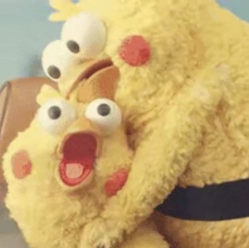 求玩偶小黄鸡的动图表情包