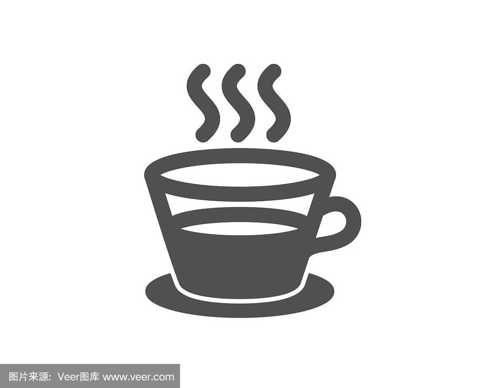 标志,热饮,图标,热,图像
