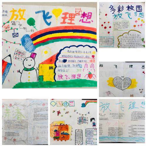 "以梦为伴,方能不负韶华"主题系列活动之"放飞理想"优秀手抄报展示