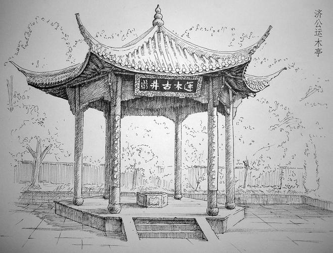 03-06年的钢笔写生作品,杭州景点,当时想汇集成册的.