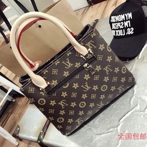 大包包2018新款欧美时尚女包印花托特包女士手提包休闲斜挎g-lv16