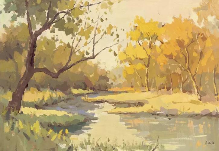 色彩风景快收藏临摹