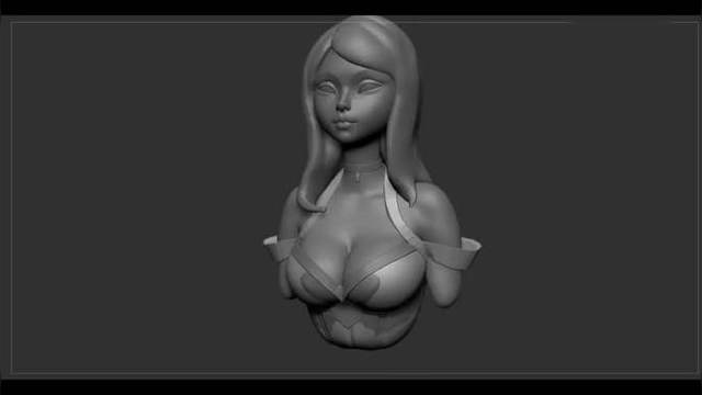 「3d建模」动漫美女角色建模制作教程