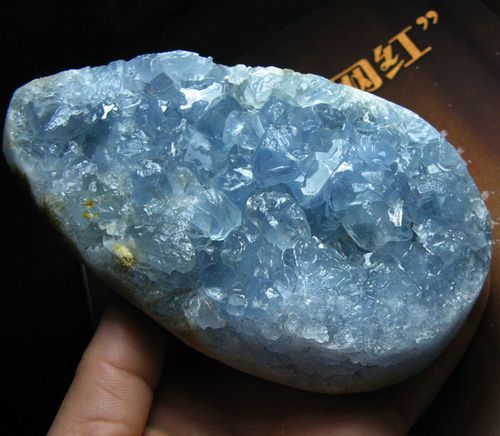 马达加斯加蓝晶矿原石蓝晶洞矿物标本收藏蓝晶石天青石晶簇把玩石热销