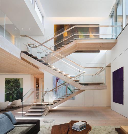 4.5米复式装修图片 简约230平米复式楼装修效果图