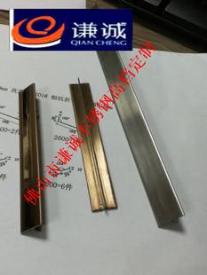 辽宁沈阳西餐厅镜面/拉丝玫瑰金t字型压边不锈钢线条