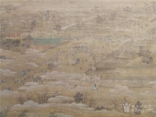 清代画家丁观鹏精品画作