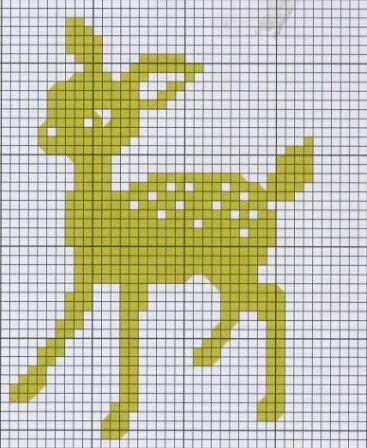 [转载]十字绣小鹿钥匙包