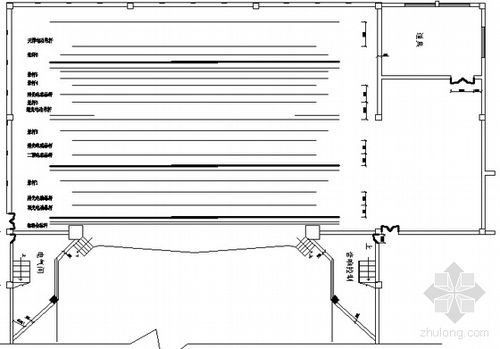 [分享]室内舞台平面布置图资料下载