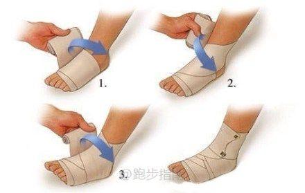 踝关节扭伤时的弹力绷带包扎法,实用.(医学美图)