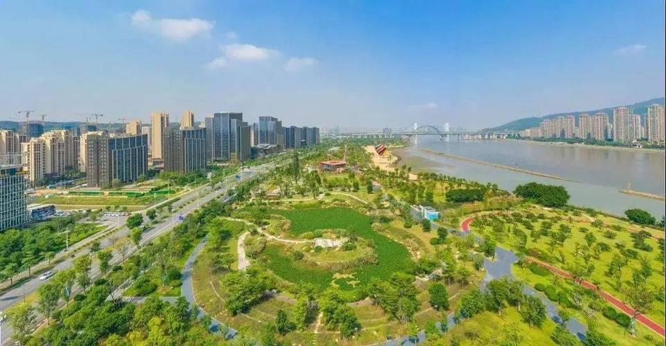 福州 9月30日,福州新地标  三江口生态公园  作为福州的最美滨江岸