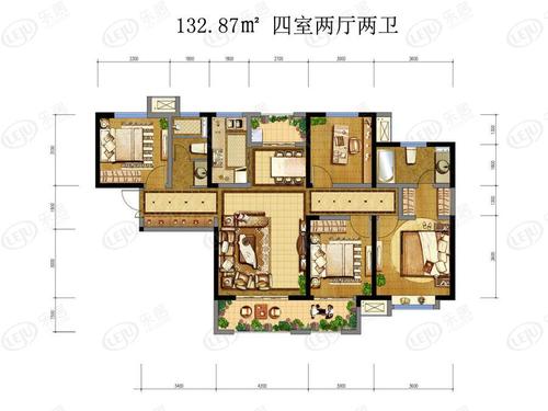 德杰德裕天下,在售户型区间86.16~138.92㎡.价格约8800元/㎡