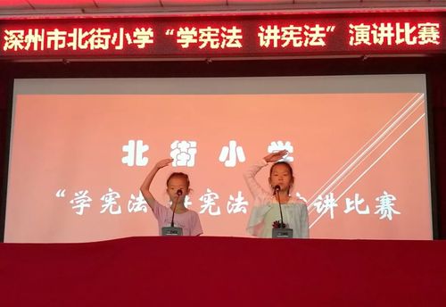 深州市北街小学开展学宪法讲宪法系列普法宣传活动