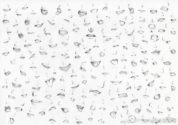 动漫嘴巴画法参考