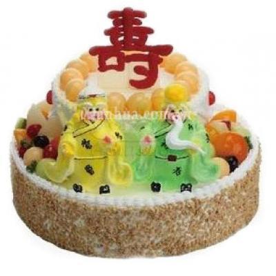 好利来-神仙眷侣(福寿双全)(蛋糕)