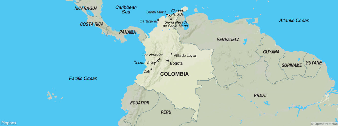 colombia map